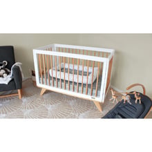 Babyhood Aurora New Zealand Pine Wood Convertible Cot